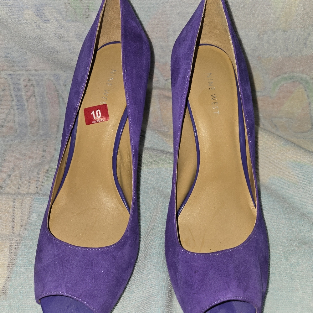Brand new Nine West Purple heels Size 10